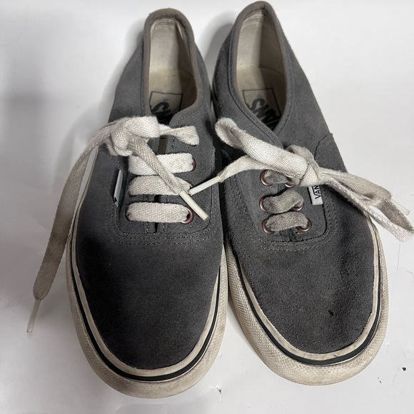 Vans Authentic Stackform Gray Suede Low Tops - Picture 2 of 7